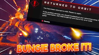 Bungie Has Already Broke Tomb Of The Elders [upl. by Eirffej]