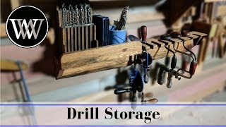 Making A storage Rack for Drills Braces Augers and Drill Bits  Hand Tool Woodworking Project [upl. by Buchalter611]