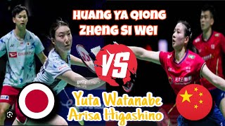 Paris ShowdownHuang Ya QiongZheng Si Wei Against Yuta WatanabeArisa Higashino [upl. by Quitt]