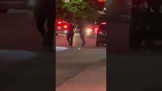 3 Michigan State Troopers Running On Foot In Saginaw FightFoot Chase [upl. by Eahsram]