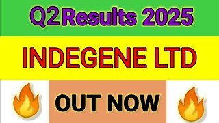 INDEGENE LTD Q2 results 2025  INDEGENE LTD results today  INDEGENE LTD Share News  INDEGENE LTD [upl. by Skipper]