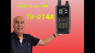 How to use the THD74A Kenwood THD74A AmateurRadio [upl. by Ameline240]