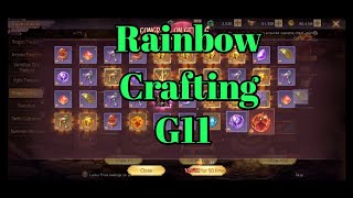 Mirage perfect skyline  The Rainbow G11 Crafting [upl. by Elauqsap]