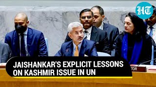 Jaishankar Reveals How Kashmir Became Accession Issue At UN India Trusted Multilateralism [upl. by Johnathan584]