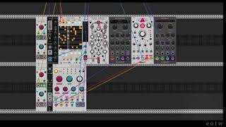 vcv rack  simple morphing ambient loop [upl. by Eillod402]