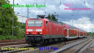 Br111 Fan Doku RB75 RheinMain Bahn Teil 1 WiesbadenDarmstadt 2016 [upl. by Wilde]