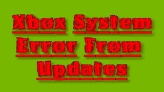 Xbox one System Status Update Failure Review [upl. by Emelyne76]