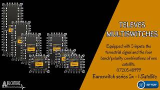 Euroswitch series 5x  1 Satellite Televes Multiswitch KENYA multiswitch televes [upl. by Neyugn]