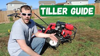 How To Use A Tiller RotoTiller Tutorial Guide [upl. by Ondrej726]