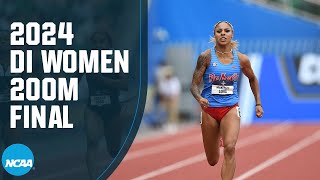 Womens 200m final  2024 NCAA outdoor track and field championships [upl. by Liban]