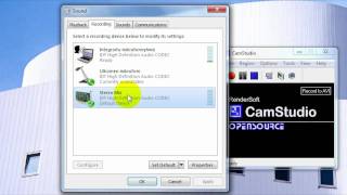 CamStudio 20  Recording audio from speakers Easy Tutorial [upl. by Brigitta]