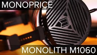 Monolith M1060 Planar Magnetic Headphones by Monoprice  First Impressions  Unboxing  Review [upl. by Arobed]