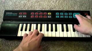 Yamaha Portasound Keyboard PSS80 Demo [upl. by Lili588]