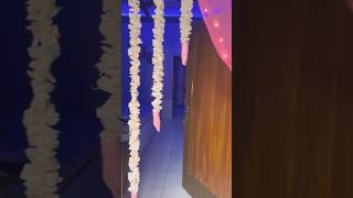 Festive decor trending lotus tissue garland diy garland festive decor diwali [upl. by Enomsed]