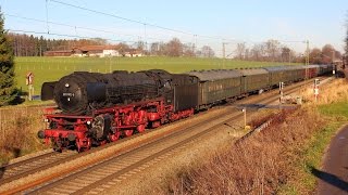 Dampfzüge rund um München im Dezember 2015 [upl. by Eilrahc]