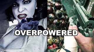 Resident Evil Village Overpowered  All Boss Fights Feat STAKE [upl. by Stu]