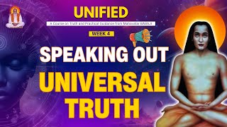 UNIFIED A course from Babaji  Week 4  Speaking Out Universal Truth  Day 27  PSSM USA [upl. by Iknarf]