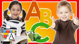 🎵 🎶ABECEDARIO en INGLES para niños LENTO  abc animals song  CANCION DEL ALFABETO🎵 🎶 [upl. by Zamir43]