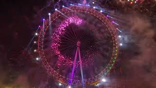 BBC One HD New Years Eve Fireworks London 2024 [upl. by Renata]