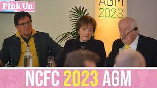 Norwich City AGM 2023  Delia Smith Michael Wynn Jones and Mark Attanasio Reaction  The Pink Un [upl. by Amalia]