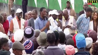 Crowd ERUPTS as Ruto introduces former Uhuru Kenyatta CS Mwangi Kiunjuri in Laikipia [upl. by Jackquelin]