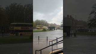 Rainy Day At Salford Uni 🇬🇧 universityofsalford manchester uk shortvideo rain [upl. by Sucramel217]