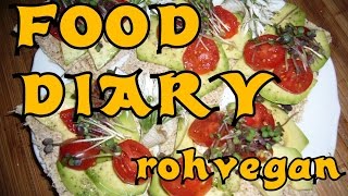 FOOD DIARY 17  meine rohvegane Ernährung für eine Woche [upl. by Dnalerb262]