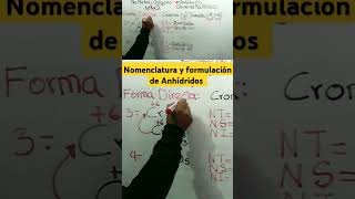 Anhídridos u óxidos no Metálicos formulación y nomenclatura química anhidridos [upl. by Halsy553]