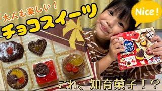 【知育菓子】難しさMAXで謎テンション！？『憧れのショコラティエ』で本格的なチョコスイーツが出来ちゃった♪ [upl. by Colombi]