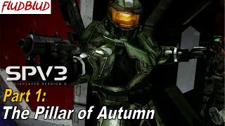 Halo SPV33 Walkthrough Part 1 The Pillar of Autumn [upl. by Einimod]