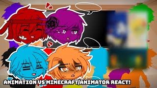 Animation vs MinecraftAnimator react to Animation Videos  But They Spoke  GCRV  Read Desc [upl. by Downing676]