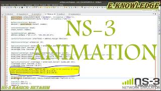 1 NS3 Basics NetAnim in firstcc [upl. by Haneehs]