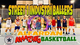 AMAZING ALFARDAN VS STREET 1 INDUSTRI BALLERS 🏀 [upl. by Sayed]