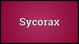 Sycorax Meaning [upl. by Fidel]