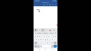 How to make assignment on Microsoft word office on mobile phoneUrduHindi msword word msworduse [upl. by Ortensia]