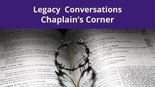 Chaplains Corner  Andre Oliviers message for the week [upl. by Hebe]