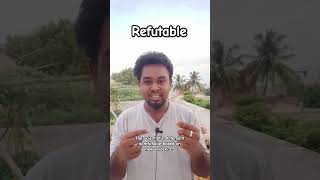 Refutable  daily important vocabulary idioms and phrasal verbs shorts [upl. by Jervis]