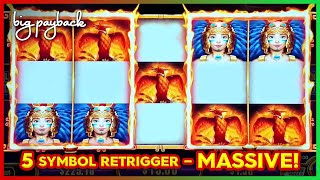 INSANE RETRIGGER → OVER 500X MASSIVE WIN on Fire Light Eruption Slots [upl. by Joash]