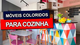 MÓVEIS COLORIDOS PARA A COZINHA Confira dicas de como utilizar móveis coloridos para cozinha [upl. by Roshan441]