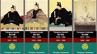 Timeline of Shogun of Japan  history of ancient japan [upl. by Coffee]