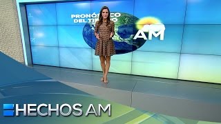 Pronóstico del tiempo con Vaitiare Mateos  Lunes 29 de junio 2015 [upl. by Hnahc]