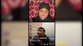 DeemoFly on live with funny Somali girl [upl. by Berte188]