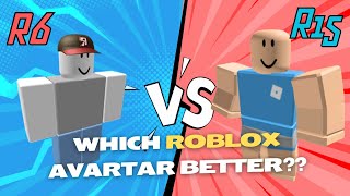 Roblox character change Switch between R6 and R15 [upl. by Zima]