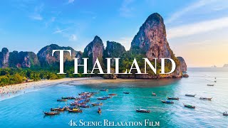 Thailand 4K  Scenic Relaxation Film With Calming Music [upl. by Ahsinal]