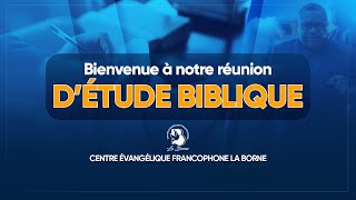 REUNION DETUDE BIBLIQUE MERCREDI 02 OCTOBRE 2024 [upl. by Scott653]