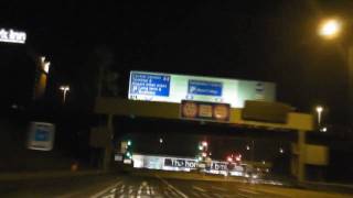 Driving to London Heathrow at Night HD Timelapse [upl. by Ittam931]