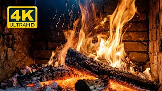 🔥 Fireplace with Crackling Fire Sounds Relaxing Fireplace Sounds Cozy Fireplace Ambience [upl. by Eizus866]