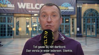 KIPPENVEL Dartswereld steunt Toon Greebe  RTL 7 DARTS WK 2018 [upl. by Nore115]