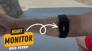 Great Hiking Armband Wahoo TICKR FIT Heart Rate Armband QUICK REVIEW [upl. by Acinor799]