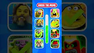 Guess Meme Song Famous Meme Sing Spongebob  Zoonomaly Theme meme spongebob shorts [upl. by Drugi]